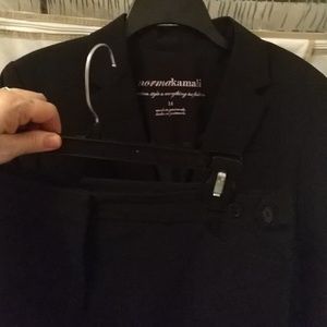 Solid Black Norma Kamali Suit - 14